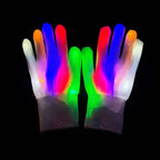Illuminate Your Halloween with the Wireless LED Neon Purge Mask & Fiber Optic Gloves – Perfect for Carnivals, Cosplay, and Parties!
